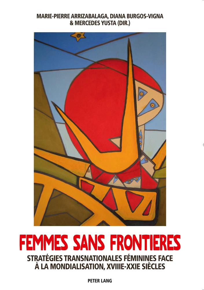 Couverture du livre Femmes sans frontières. éditions Peter Lang, 2012. 